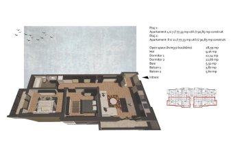 Apartament 3 camere Tăuții Măgherăuș