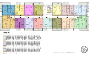 Apartament 2 camere ,Mărgeanului proiect nou
