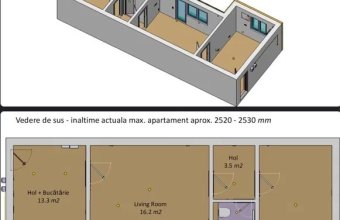 Apartament cu 2 camere - str. G. Enescu (zona Vivo)