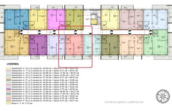 Apartament 2 camere,Mărgeanului ,bloc nou ,etaj 2