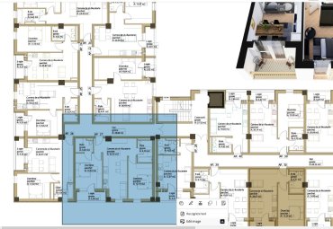 Apartament 3 camere ,Republicii imobil nou,etaj 2
