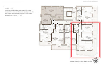 Apartament 3 camere, bloc nou - str. Mihai Eminescu