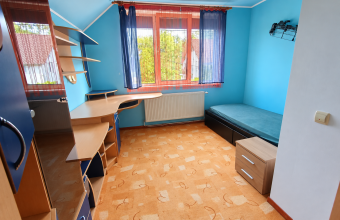 Bright, Tidy Turquoise Bedroom Office